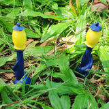 Max 2Pcs Mini Retro Street Lamp Cute Hand-Painted Streetlight for Dollhouse 7