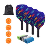 Maxbell Pickleball Paddles Set Pickleball Set for Indoor and Outdoor Tournament 4 Paddles