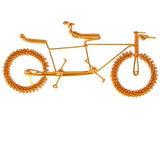 Maxbell Hand Made Metal Craft Bicycle Model Toy Office Desk Home Decor Golden