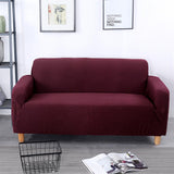 Max Stretch All-inclusive 2-Seater 145-185cm Sofa Cover Protector Red