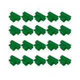 Maxbell 20 Pieces Greenhouse Film Clamps Shading film Netting for Farming Fixing green 8mm
