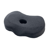 Maxbell Ear Piercing Pillow Small Pillow with Ear Hole for Pressure Relieve Side Sleepers Dark Gray