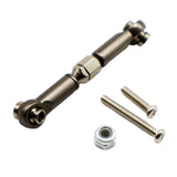 Maxbell Aluminum Alloy Steering Rod Servo Linkage for JJRC WPL 1/12 RC Car Titanium