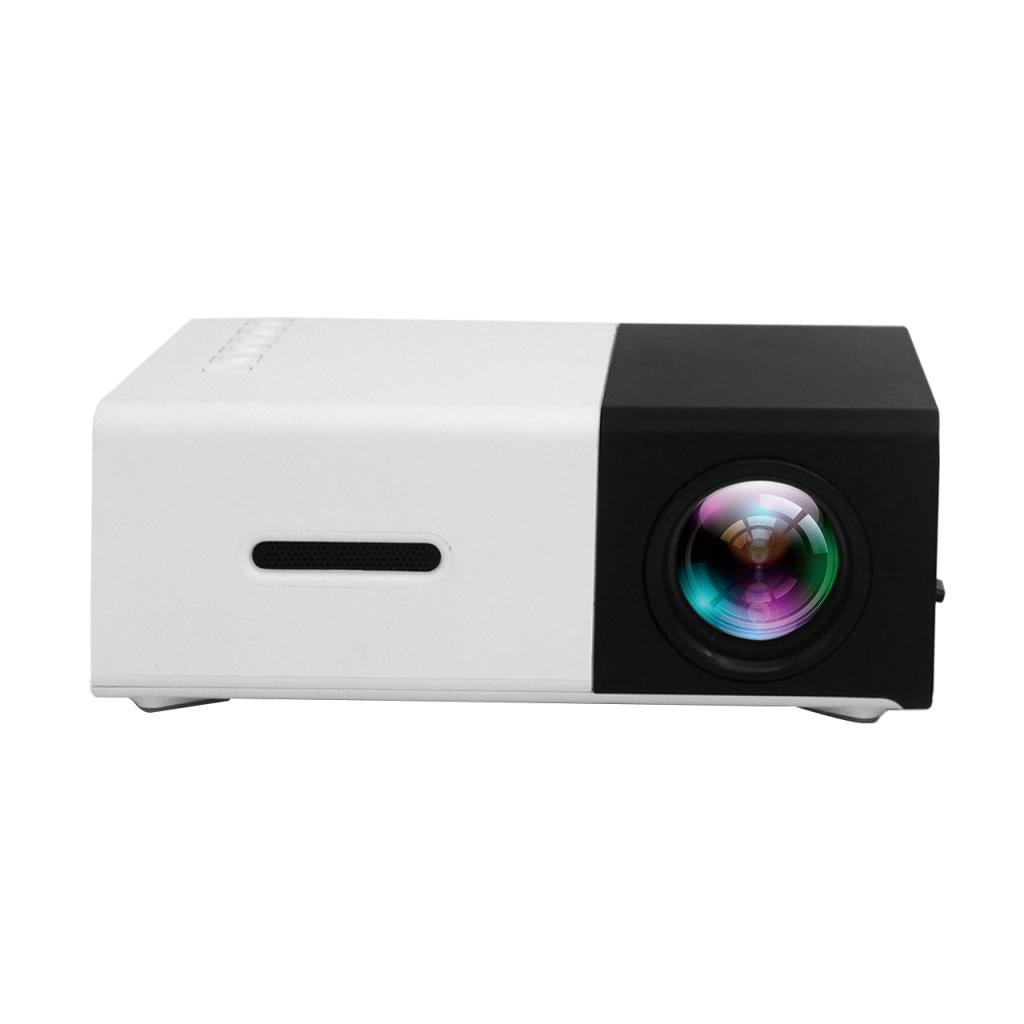 Maxbell Portable Mini Projectors 1080P Video 320x240 Pixel For Home Party Black