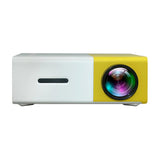 Maxbell Portable Mini Projectors 1080P Video 320x240 Pixel For Home Party Yellow