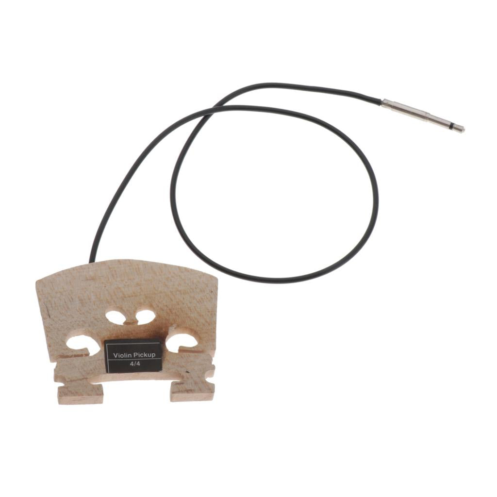 Max Electric Violin Bridge with Internally Mounted Piezo Crystal Transducer Part
