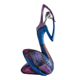 Maxbell Abstract Statue Resin Figurine Artwork Sculpture for Bedroom Shelf Ornament 13cmx10cmx27cm