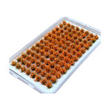 Maxbell Artificial DIY Miniature Flower Cluster Model for Decoration Orange