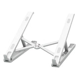 Maxbell Aluminum Alloy Laptop Stand Riser Lightweight Anti-Slip for Notebook Tablet White