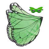 Maxbell Butterfly Wing Costume Prop Party Favor Elf Birthday Children Kids Green