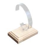 Maxbell Acrylic Bracelet Display Stand Showcase for Dressing Table Decor Clear