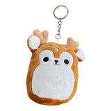 Maxbell Animals Keychain Charm Keychain Animal Pendant for Bags Birthday Gifts Deer