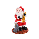 Maxbell Santa Christmas Vintage Style Decoration Photo Prop Candy for Tabletop Take Gift Slip
