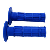 Maxbell 7/8" Dirt Motorcycle Handle Bar Grips Pit Dirt Bike 22mm RUBBER GEL Blue