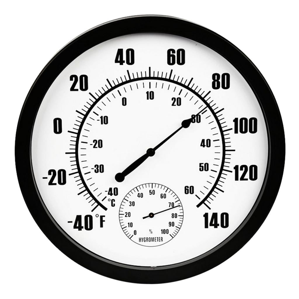 Max Indoor Temperature Humidity Tester Analog Display Thermometer Hygrometer