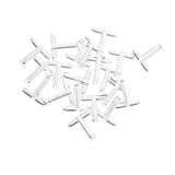 Max 20 Pieces Silverwhite DIY Cufflink Findings Cuff Link Blanks Backs Pad Base