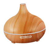 Max 300ml Air Humidifier Essential Oil Aromatherapy Diffuser UK Plug Brown