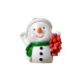 Maxbell Christmas Resin Figurine Decor Durable Prop Ornaments Festival for Office Snowman