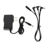 Maxbell 9V1A Guitar Effect Power Replacement Supply Adapter With 1 to 3 Way Cable