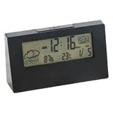 Maxbell Digital Alarm Clock Compact Exquisite LED Practical for Shelf Indoor Desktop Black with light