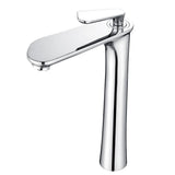 Max Chrome Bathroom Single Handle Faucet Deck-Mount Hot/Cold Water Mixer Tap