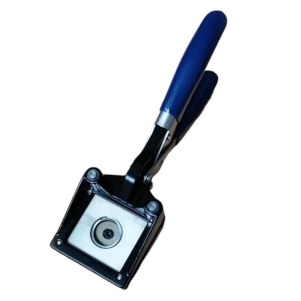Maxbell Handheld ID Photo Picture Punch Cutter Round Cutting Tools 15mm