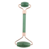 Max Double Heads Natural Jade Stone Facial Massage Roller Wheel Neck Massager 04