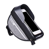 Maxbell Bicycle Front Frame Bag Cycling Bike Waterproof Phone Holder Case Pack Black