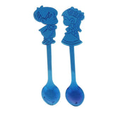 Max Cartoon Couple Stainless Spoon Stainless Steel Coffee Mix Spoon Blue - Aladdin Shoppers