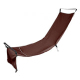 Maxbell Comfort Airplane Footrest Hammock Seat Cover Leg Rest for Flights Trains Bus Dark Brown