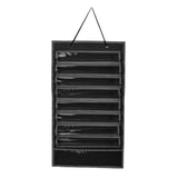 Maxbell Belt Display Dustproof Rack Wall Hanging Felt Adults for eight belts 5 Medals Black