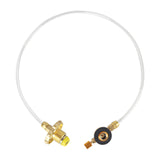 Maxbell Flat Gas Tank Coupler Accessory Camping BBQ Cylinder Tank Refill Adapter