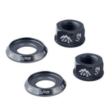 Maxbell Bicycle Hubs Nut M10 Folding Fixed Gear Bike Wheel Hubs Axle Screw Titanium