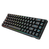 Maxbell 2.4Ghz 68-Key Gaming Keyboard Wireless RGB for Computers Black  Brown Switch