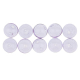 Maxbell 10pcs 20mm Glass Ball Bottle Pendant Dangle for Art Jewelry Crafts Purple