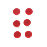 Maxbell 6 Pieces Replacement Button Joystick Grip Cap for Xbox One Elite Controller Red