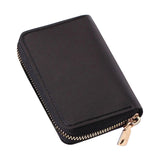 Maxbell Fashion Men Woman PU Leather Money Clip Wallet Credit Card ID Holder black