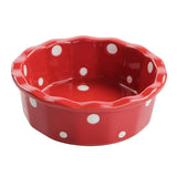 Maxbell Cat Bowl Stable Dog Bowl Cat Food Plate Pets Feeding Station Pet Feeder Red