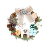 Maxbell 11.81inch Xmas Wreath Christmas Garland for Fireplace Mantel Ornaments