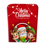 Maxbell Polyester Xmas Christmas Chair Cover Furniture Protective for Holiday Room Style B