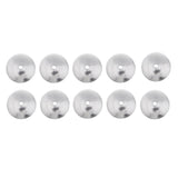 Maxbell Sterling Silver Bead Cap Tassel End Caps Jewelry Making Findings 10pcs 6mm