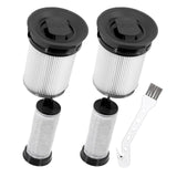 Maxbell Vacuum Cleaner Filters Canister Vacuum Filter with Brush for Accessory Two Pcs