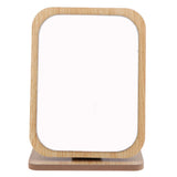 Max Foldable Countertop Makeup Vanity Mirror Wood Frame Bedroom Cosmetic Mirror Style 5
