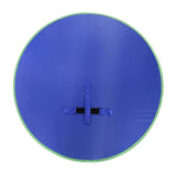 Maxbell 2-in-1 Green Screen Round Cloth Fix on Chair for Zoom Video Photography 142cm 55.91inch Blue Green Screen