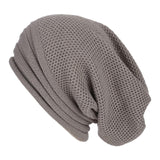 Maxbell Winter Beanie Hats Soft Breathable for Hiking Walking Adults Men Women gray