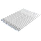 Maxbell 20 Pieces 1mm Colorful Glitter Ink Gel Pen Refills for Drawing White