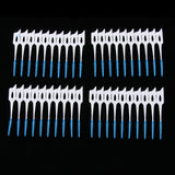 Max 40x Silicone Interdental Toothpick Dental Floss Teeth Clean Brush Oral Care