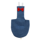 Max Parrot Diaper Washable Flight Suit for Small to Large Birds Denim XS