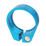 Maxbell 34.9mm SeatPost Clamp Tube Clip Quick Release Mountain Road Bike Part Blue