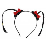 Maxbell Creative Small Braid Headband Decor Hairband for Carnival Birthday Halloween StyleC